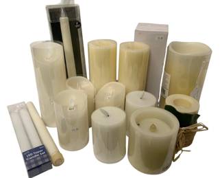 190 - Assorted LED Candles (Description): Used as is electric/electronic/mechanical item. No guarantee all components, untested.