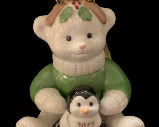 822 - Lenox 2017 Christmas Ornament - 3.5" Tall