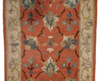 886 - Hooked Wool Accent Rug - 35 x 23.75