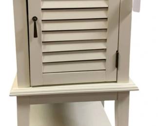 727 - Painted One-Door Stand by Powell (Description): 31 x 16 x 16