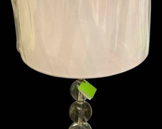 244 - Tabletop Lamp - 32" Tall (Description): Used as is electric/electronic/mechanical item. No guarantee all components, untested.