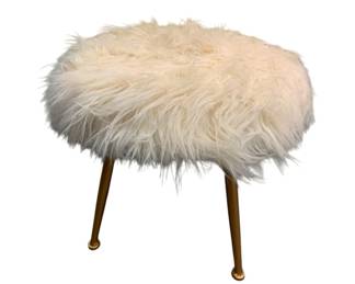 232 - Faux Fur Toadstool - 17 x 21