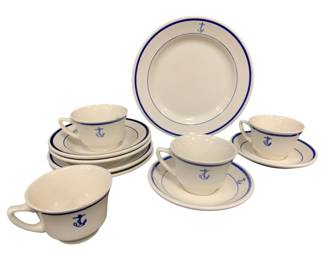 1393 - 11pcs Homer Laughlin China