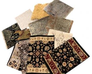 1154 - Assorted Rug Samples (12)