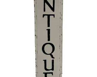 2782 - Three Hands Metal Antiques Sign (Description): 48 x 10