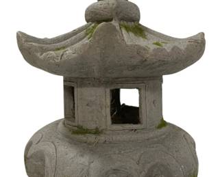 8535 - Three Hands Pagoda w/ Solar (Description): 14.25 x 13.5 x 17.5 Used as is electric/electronic/mechanical item. No guarantee all components, untested.