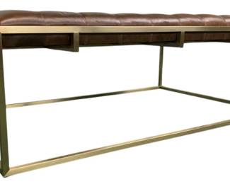 4237 - Four Hands Irondale Oxford Coffee Table (Description): Kathy Kuo Home Collection, 17 x 57 x 35