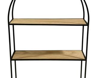 2659 - Metal/Wood Storage Shelf - 18 x 29 x 6