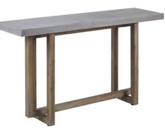 354 - Elk Home Merrell Console Table, Concrete (Description): 34x63x16
