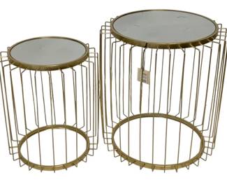2769 - Three Hands Set of Accent Tables (Description): 21 x 19.25