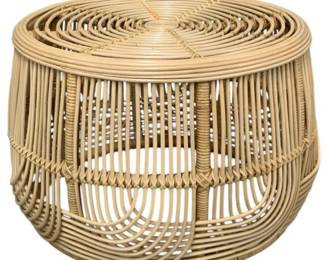 4107 - Elk Home Organic Rattan Cocktail Table (Description): 18 x 25
