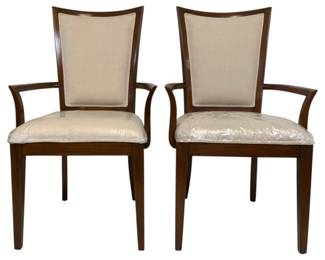 4082 - Pair Alden Home Arm Chairs (Description): 40 x 24 x 20