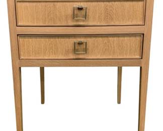 4209 - Chelsea House 2 Drawer Stand (Description): corner chipped, 28 x 23 x 23