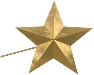 4114 - Elk Lighting Large Star Pendant Fixture (Description): 47 x 48 x 48 Electric/electronic/mechanical item - No guarantee all components, untested.