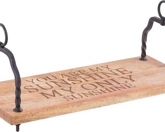 312 - Elk Home You Are My Sunshine Swing, Wood (Description): 8x24x10