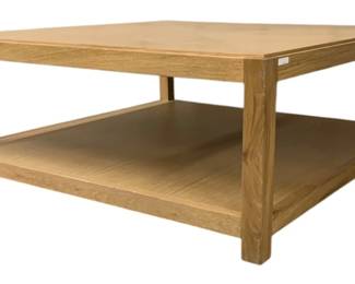 4166 - Chelsea House Avalon Cocktail Table (Description): 18 x 42 x 42, Made from premium materials to ensure durability, while the open-shelf design provides functional storage and display versatility. Whether styled in a living room, entryway, or lounge area, the Avalon tables bring effortless elegance to any interior. Designed by Jamie Merida.