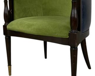 4030 - Alden Home Upholstered Accent Chair (Description): 32 x 25 x 23