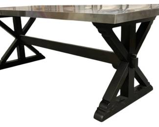 4145 - Alden Home Dining Table, Very Heavy (Description): 31 x 88 x 40