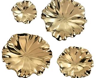 291 - Elk Signature Petal Bowl Set of 4 13x13"