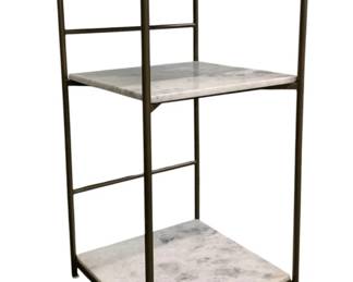 4263 - Four Hands Felix Bar Stand w/ Marble (Description): 35 x 16 x 19
