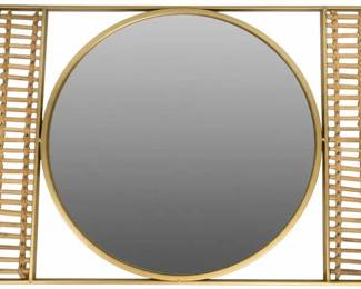 8534 - Three Hands Metal Mirror Wall Decor (Description): 19.25 x 0.5 x 26.75