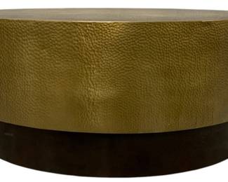 4152 - Alden Home Ketan Round Cocktail Table (Description): 19 x 45