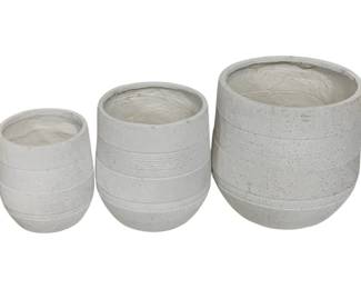 2776 - Three Hands Set of 3 Planters 18.25 x 17.5