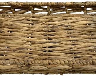 2552 - Three Hands Basket Serving Tray - 19.25 x 16 x 4