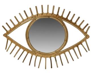 8524 - Three Hands Wall Decoration w/ Mirror (Description): 29.5 x 1 x 21.25