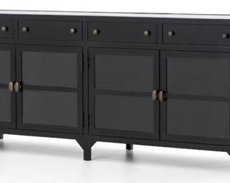 4285 - Four Hands Shadow Box Media Console (Description): 29 x 69 x 18
