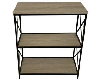 2694 - Three Hands Wood/Metal Shelf Stand (Description): 27.5 x 23.25 x 11.5