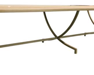 4248 - Kathy Kuo Home Collection Coffee Table (Description): 18 x 61 x 22