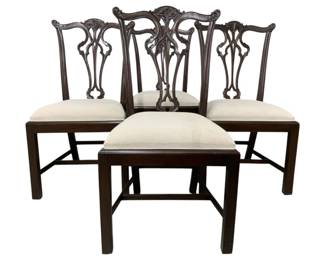 4033 - Set of 4 Alden Home Devlin Side Chairs (Description): 40 x 22 x 20