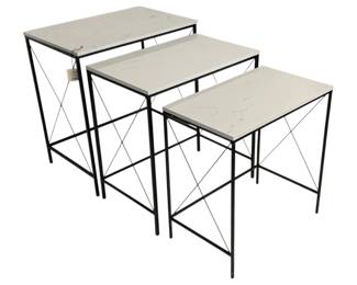2786 - Three Hands 3pc Nesting Table Set (Description): 26 x 25 x 16.5