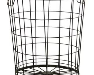 400 - Elk Studio Farmhouse Rug Basket 22x22x22
