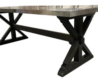 4143 - Alden Home Dining Table, Very Heavy (Description): 31 x 88 x 40
