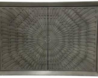 4108 - Elk Home 2 Door Cabinet, as is (Description): 34 x 48 x 18