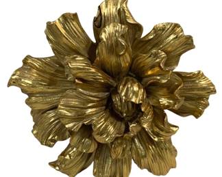 2508 - Three Hands Wood Wall Flower Art - 12" Round