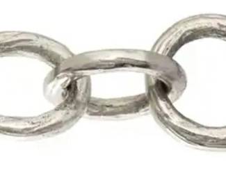 322 - Elk Studio Loop Chain Sculpture 3x19x6
