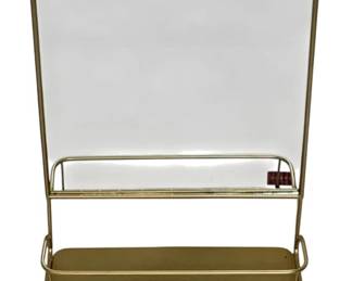 2734 - Three Hands Wall Mirror w/ Shelf (Description): 23.75 x 16.5 x 6