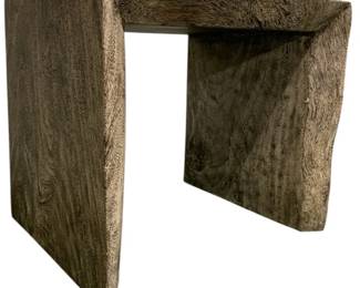 4256 - Phillips Collection Waterfall Side Table (Description): 22 x 25 x 22