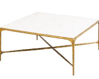 401 - Elk Signature Seville Forged Coffee Table (Description): 18x38x38