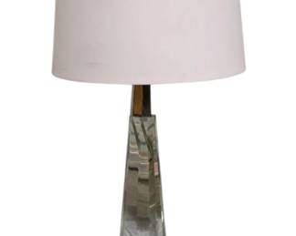 4255 - Kathy Kuo Home Collection Table Lamp 32" (Description): Electric/electronic/mechanical item - No guarantee all components, untested.