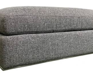 4260 - Upholstered Ottoman, Kathy Kuo Collection (Description): 15 x 46 x 39
