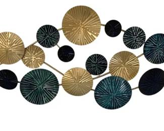 8512 - Three Hands Metal Wall Decoration - 36.50 x 1 x 12