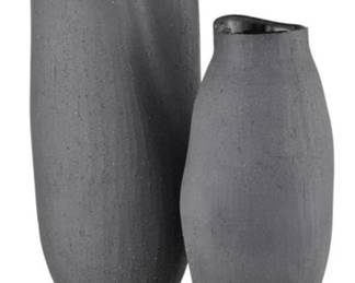 307 - Ferraro Vase Set of 2, Earthenware 15x7x7
