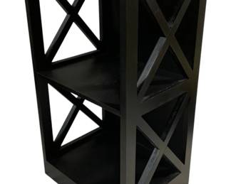 2642 - Three Hands Wood Shelf Stand (Description): 27.5 x 11.5 x 15.75