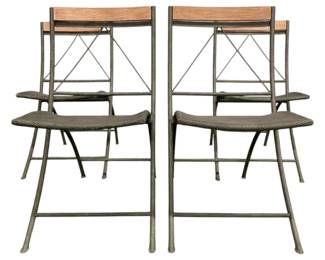 4234 - 4 Woodbridge Vista Dining Chairs (Description): Retail $1400 each,m 36 x 19 x 22, The Vista Dining Chair by Woodbridge Furniture embodies timeless craftsmanship and refined style. Designed with both functionality and beauty in mind, this piece brings sophistication and comfort to your home. Woodbridge Furniture is known for its exceptional quality, elegant finishes, and dedication to traditional woodworking techniques. Every detail of the Vista Dining Chair reflects thoughtful
