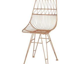 355 - Elk Home Jette Chair, Metal 38x19x17