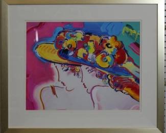 9043 - Friends Giclee by Peter Max (Description): 26 X 22
